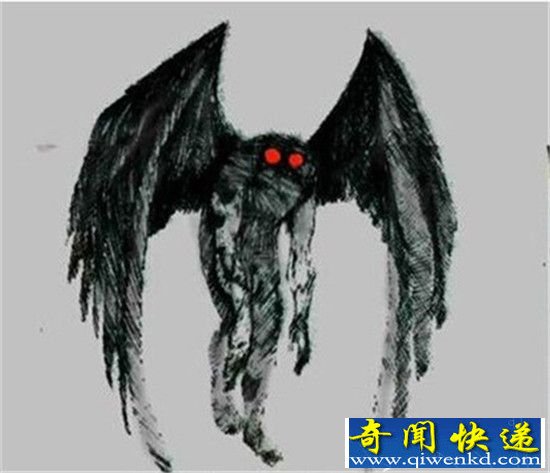 厄运前出现的恐怖天蛾人