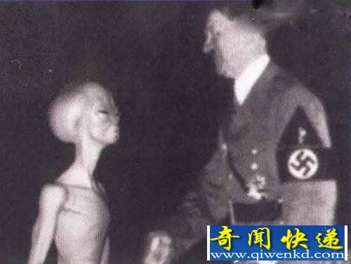 惊爆!外星人曾与希特勒会面 战败后乘坐UFO离开