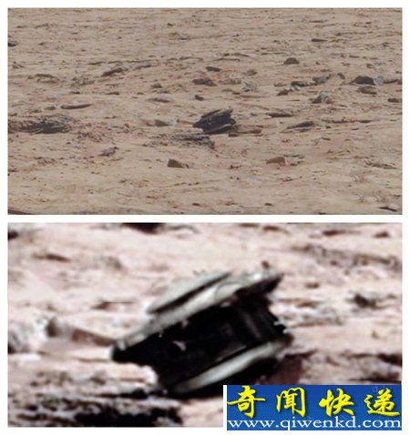 火星惊现神秘无人机 或为外星人遗弃