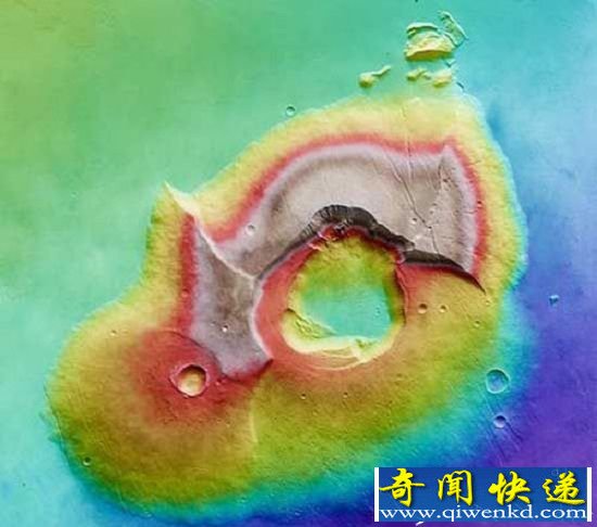 科学家推演火星曾存在外星人 居住阿尔西亚火山附近