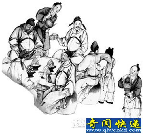 古人喝酒图 趣闻解密