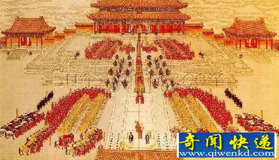 古代皇帝大婚场景图