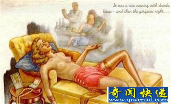 二战秘闻:德国传单画满裸体女性挑衅英国
