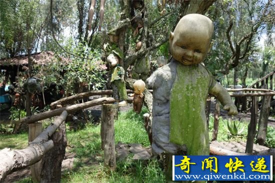 墨西哥娃娃岛 满树恐怖娃娃把人吓尿