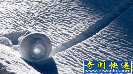 外星人干的?美国“雪卷 ”奇观震惊世人