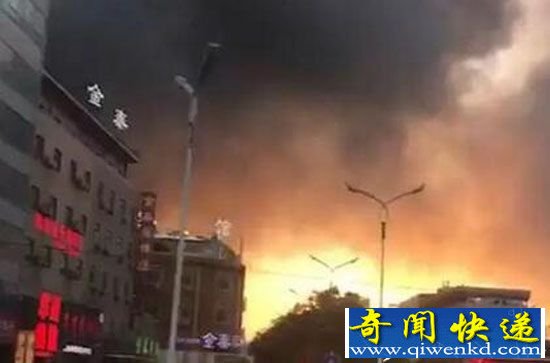 山东潍坊大火 具体原因还在调查