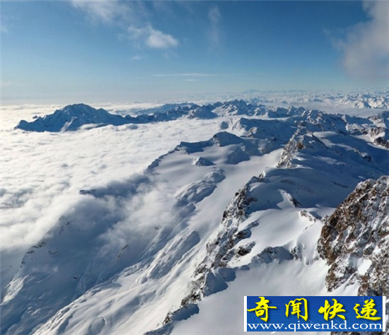 阿尔卑斯山脉雪景欣赏 酷似人间仙境【组图】