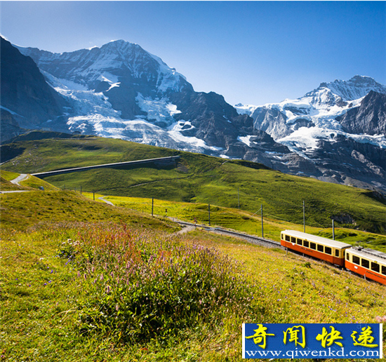 阿尔卑斯山脉雪景欣赏 酷似人间仙境【组图】
