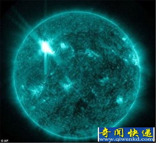 NASA发现太阳黑子爆发 地球面临危机