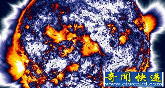 NASA公布最新太阳耀斑高清图 色彩绚丽极具魔性