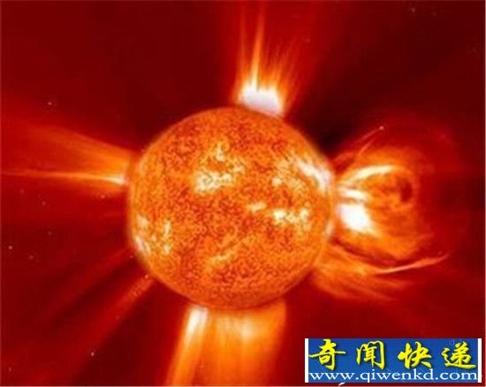 太阳日冕抛射 日冕的内层温度比太阳高!
