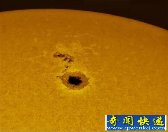 2016年最大太阳黑子 比地球面积还大
