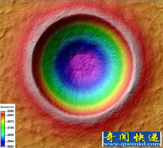 NASA公布月球六张绝密照片 陨石撞击月球瞬间
