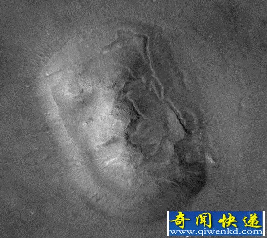 宇宙探索!火星上的怪异物体 “半裸露胸女外星人”