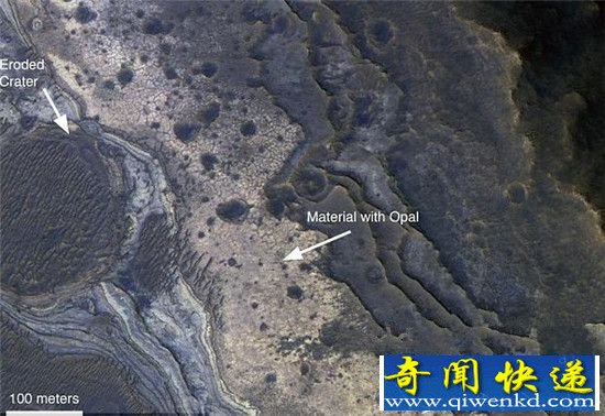火星表面竟被不明生物改造 照片放大后结果惊人!