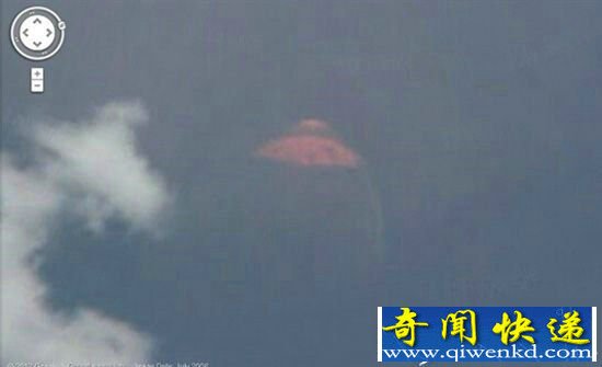 近期UFO出现越发频繁 谷歌地图惊现红色飞碟