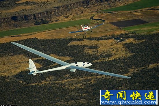 美滑翔机:计划明年打破2.7万米高度纪录