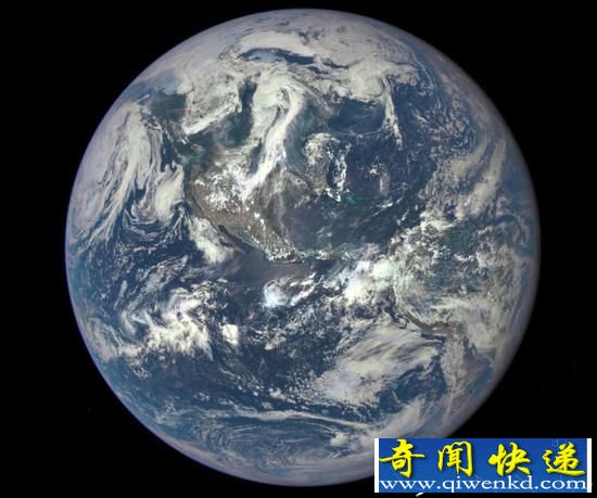 NASA公布地球“素颜照” 看上去一片“灰蒙蒙”