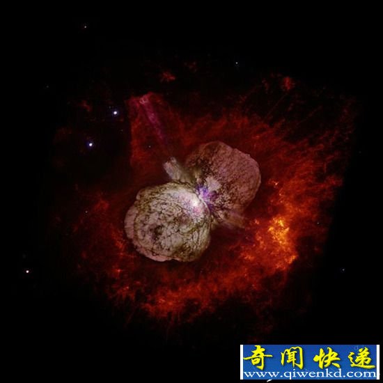 超超新星 内部形成黑洞导致毁灭