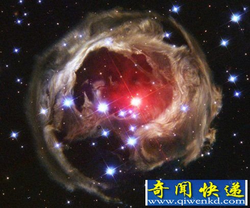 哈勃望远镜拍摄银河系最亮恒星 绝美似红宝石
