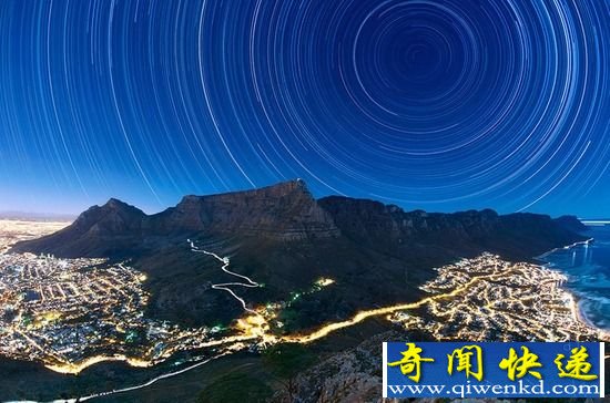 10幅最美的夜空照片:火山口上的漫天星轨