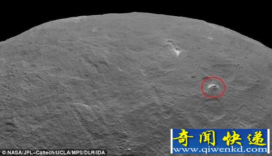 谷神星上惊现“金字塔” 矮行星地表遍布神秘光点