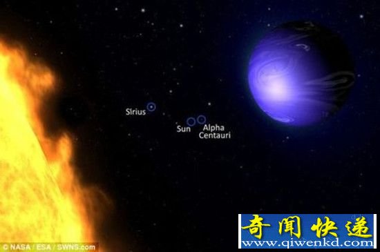 科学家发现钴蓝色系外行星 温度超1000摄氏度
