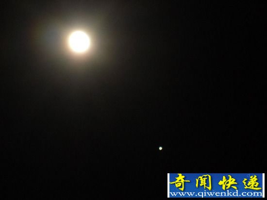 宇宙最美瞬间:今晚夜空上演木星合月奇景