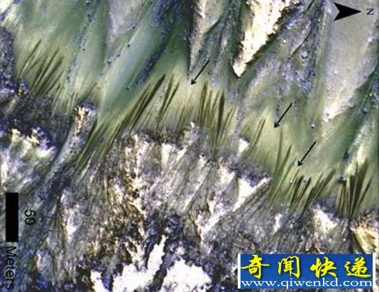 火星探索新发现:火星现今或仍存液态水