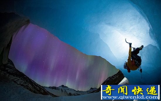 加拿大冰川夜景 美如梦幻