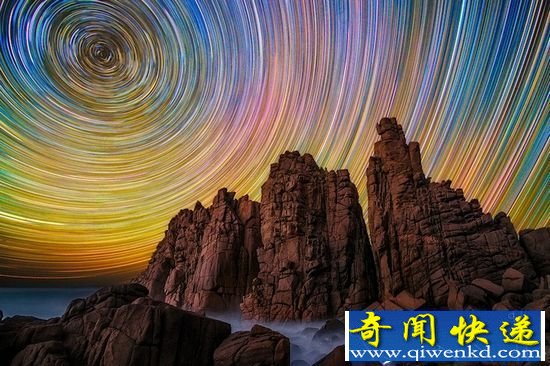 唯美星空:闪耀夺目的夜空 优美独特星迹图