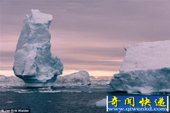 撞沉泰坦尼克号的冰川原来这么美