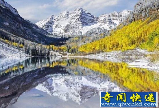 欣赏:大自然中的瑰丽倒影 水天一色