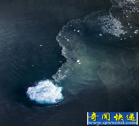 摄影师航拍格陵兰岛 冰川融化震撼景象