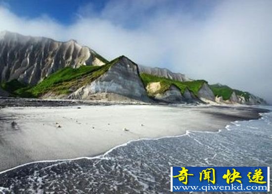 南千岛群岛择捉岛 神奇梦幻般的白色悬崖
