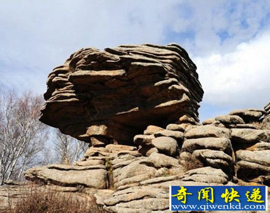 内蒙古赤峰市险峻岩石 阿斯哈图石林