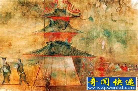 秦始皇陵墓诡异壁画 对应太阳系八大行星!v