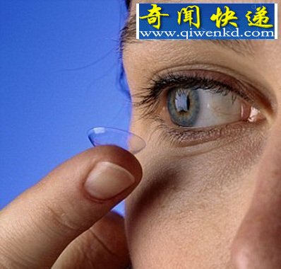 科学家研制能够接收短信的隐形眼镜