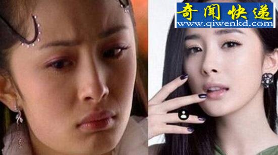 杨幂整容前后照片对比,整张脸都是整出来的(僵硬)