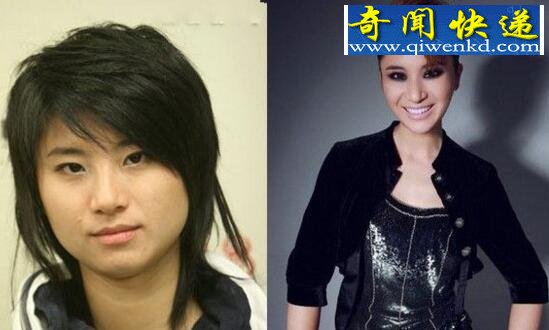 尚雯婕整容前后照片,五官变形成老太婆(不忍直视)