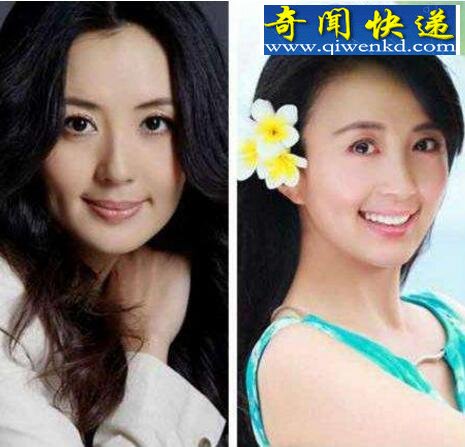 宋林静和杨童舒对比照,简直就是一个模子刻出来的