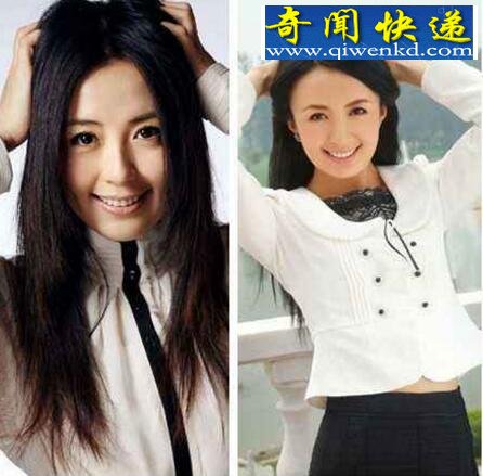 宋林静和杨童舒对比照,简直就是一个模子刻出来的