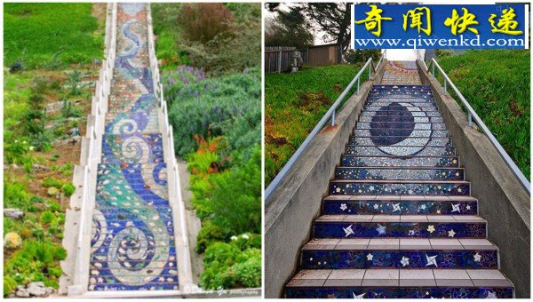 英媒展现全球最美“天堂阶梯”