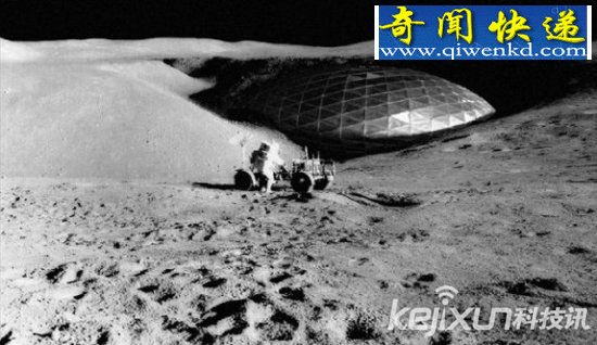 月球背面神秘军事基地与UFO