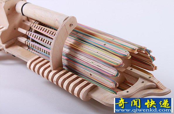 发射672根橡皮筋的橡皮筋机关枪 只需48秒