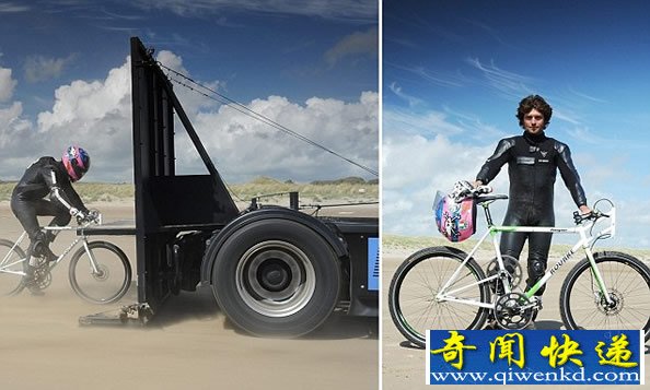 时速达112英里每小时 超级强大的自行车