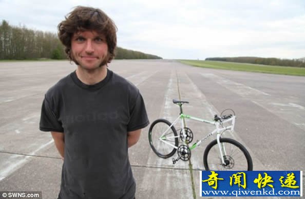 时速达112英里每小时 超级强大的自行车