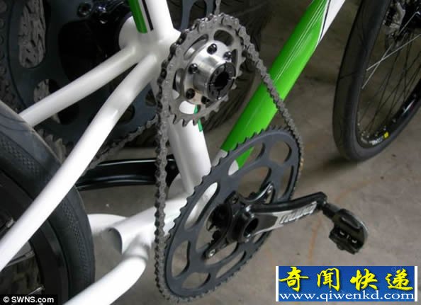 时速达112英里每小时 超级强大的自行车