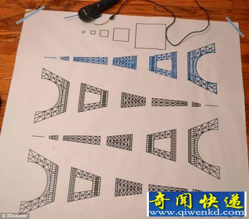 可在任何表面绘图的3D打印笔