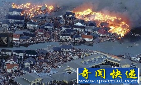 日本海啸场面如2012世界末日(图)
